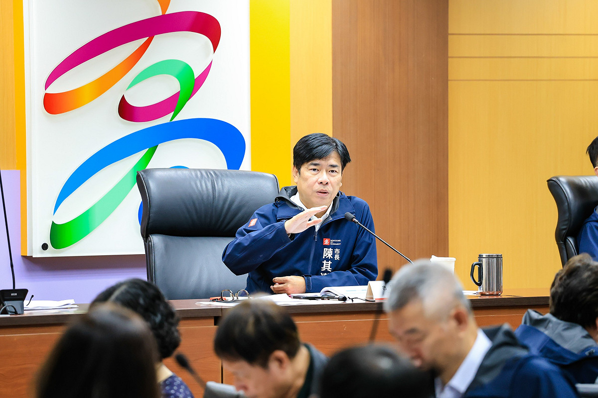 陳其邁表示，市長目前最重要的就是要把食安的工作做好。 圖：高雄市政府／提供（資料照）