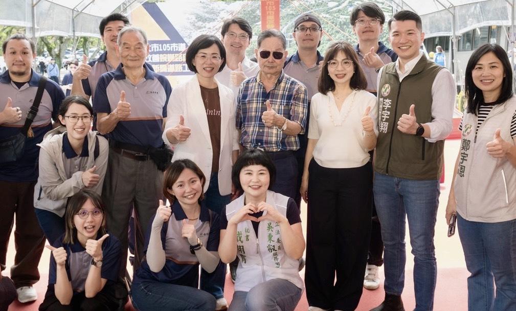 蘇巧慧說，105市道改改善工程總經費高達82.19億元，非常感謝行政院長卓榮泰的大力支持、傾聽地方聲音，由中央補助近六成經費，讓工程得以順利進行。同時，她也特別感謝侯友宜市長領導的市府團隊共同努力 圖：蘇巧慧辦公室提供