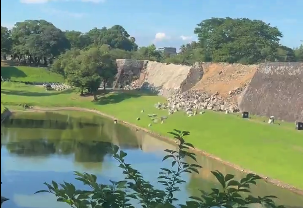 日本九州熊本縣於台北時間28日下午3時27分生強烈地震。日本氣象廳表示，震央位於熊本縣，地震規模估為7.1。其中，熊本縣宇城市及冰川町觀測到日本震度分級最高等級的「震度7」。 圖：翻攝自Ｘ