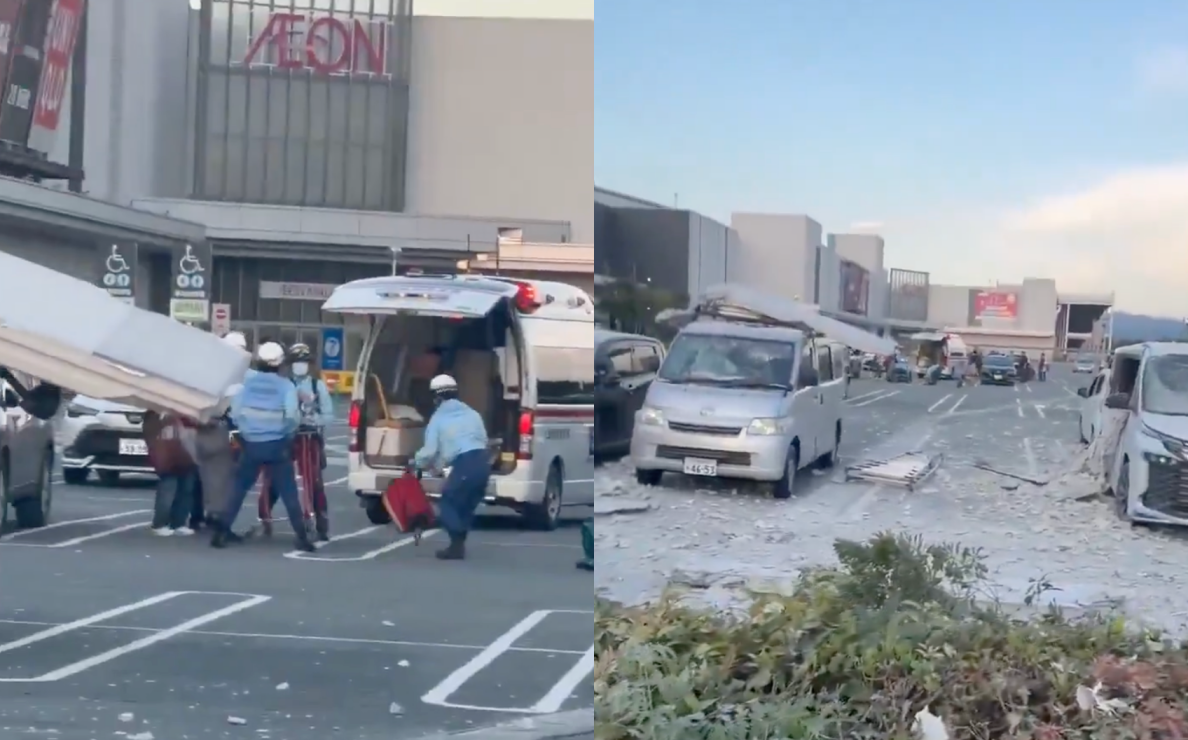 (影)熊本7.1地震AEON商場爆炸坍塌 2名20多歲女子身亡、多人受困