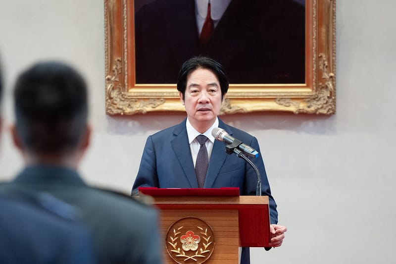 賴清德喊話朝野支持行政院版本的無人機特別條例。 圖：總統府提供（資料照）