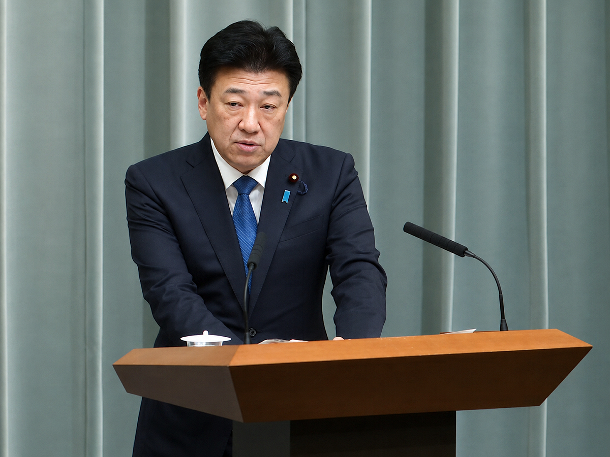 日本內閣官房長官木原稔。 圖：翻攝自內閣廣報室（資料照）