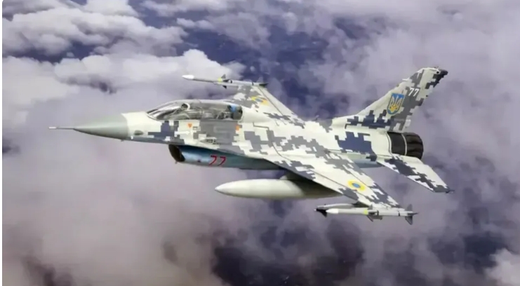 烏軍F-16戰機。 圖 : 翻攝自騰訊新聞