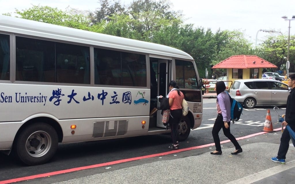 中山大學使用20年的校車，退役後迎來嶄新的第二春。 圖：中山大學／提供