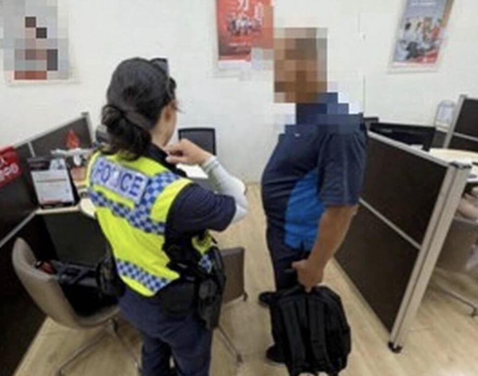 彰化縣1名男子前往銀行提領新台幣500萬元，行員通知員警到場，員警詢問男子提領現鈔用途，因男子說詞反覆，員警告知可能是詐騙，男子才驚覺差點落入假投資真詐財陷阱。（警方提供）中央社記者吳哲豪傳真　115年8月5日