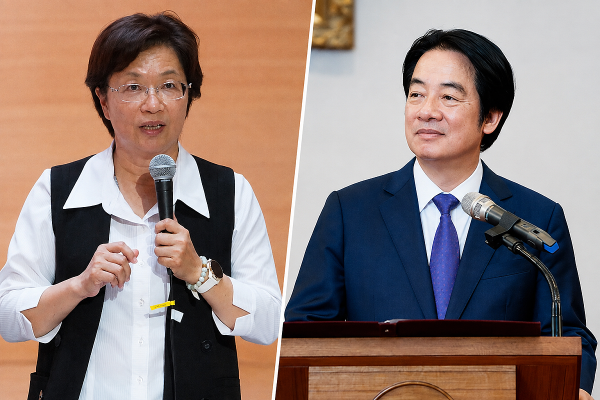 賴清德、王惠美隔空交鋒。 新頭殼合成照
