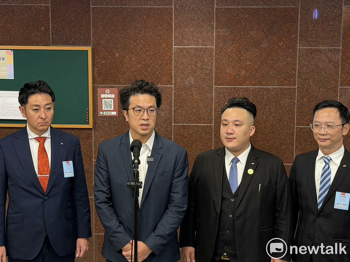 沈伯洋出席「北九州姐妹會來台正式訪問 立法院交流座談會」。 圖：高逸帆／攝