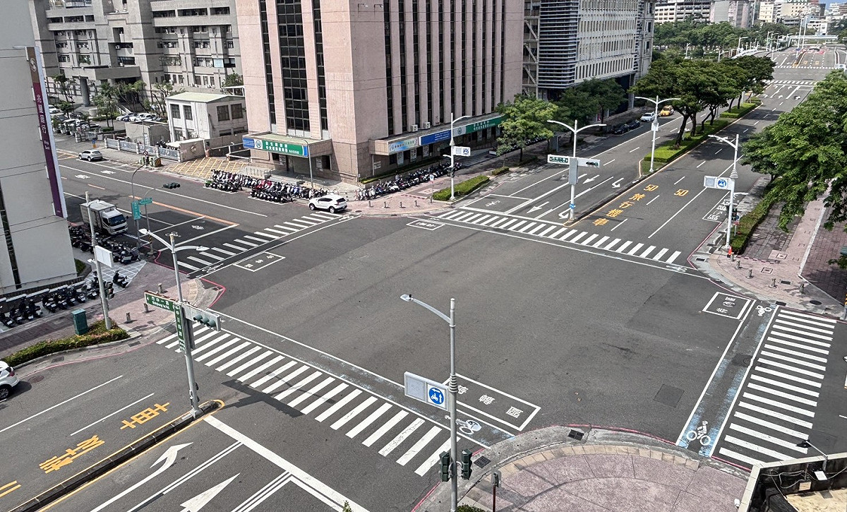 城鎮韌性(防空)演習期間全市道路淨空。 圖：高雄市政府警察局／提供