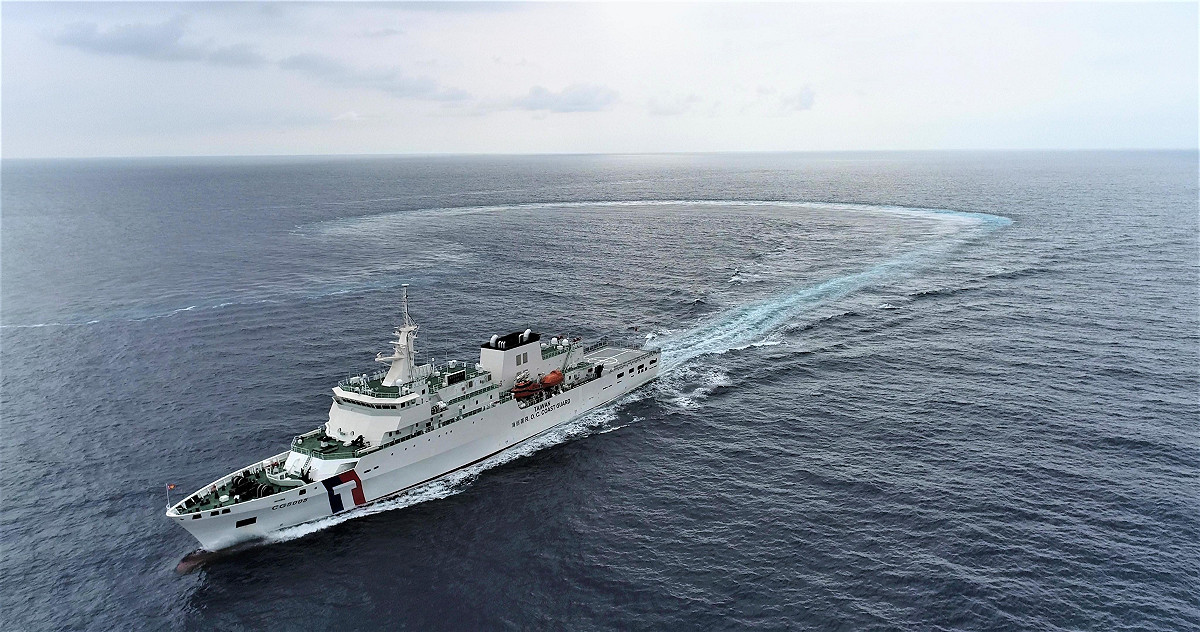 中國因應白海豚颱風對台海船隻交管？海巡署：「管轄權」認知作戰
