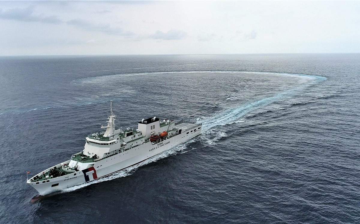 中國因應白海豚颱風對台海船隻交管？海巡署：「管轄權」認知作戰