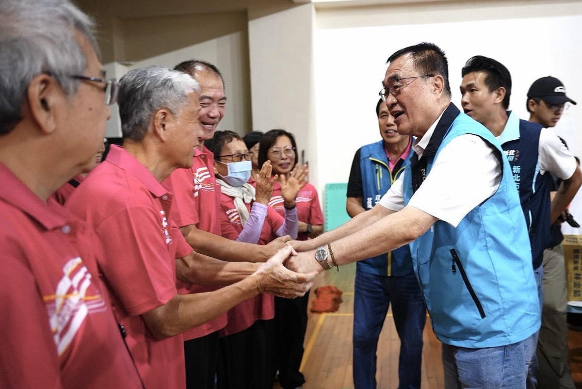 國民黨新北市長參選人李四川參加2026三峽全民運動會， 圖：李四川競選辦公室/提供