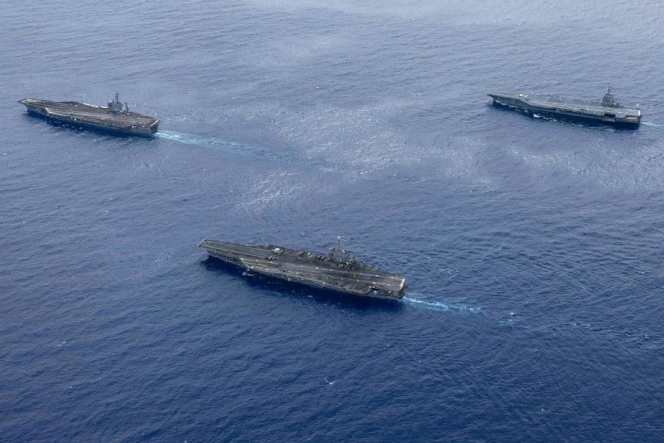 中美兩國的航空母艦博弈戰局將從單方面威脅演變為雙方皆可能承受打擊的全新局面。 圖:翻攝自騰訊網