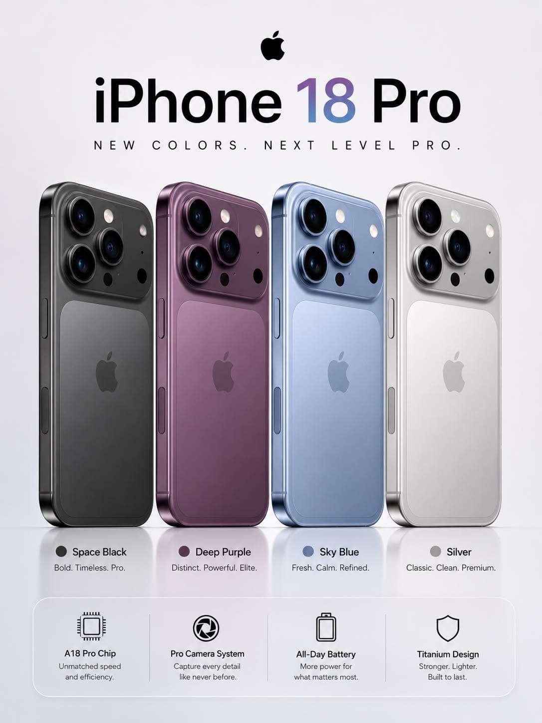 iPhone 18即將推出。 圖：翻攝「X」@Veeekthorr