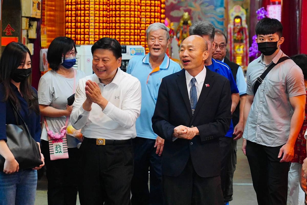 韓國瑜昨因傅崐萁缺席協商動怒，兩人摩擦疑似早自2024年傅接任總召後便已埋下。 圖：翻攝自傅崐萁臉書（資料照）