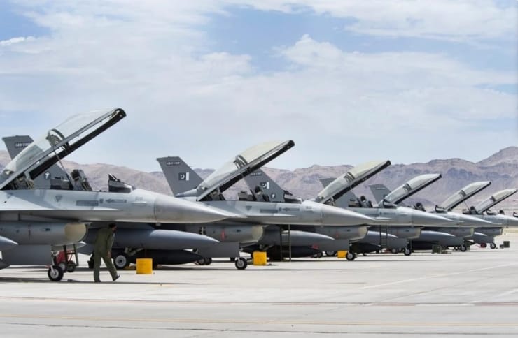 巴基斯坦F-16戰機中隊。 圖 : 翻攝自零度Military