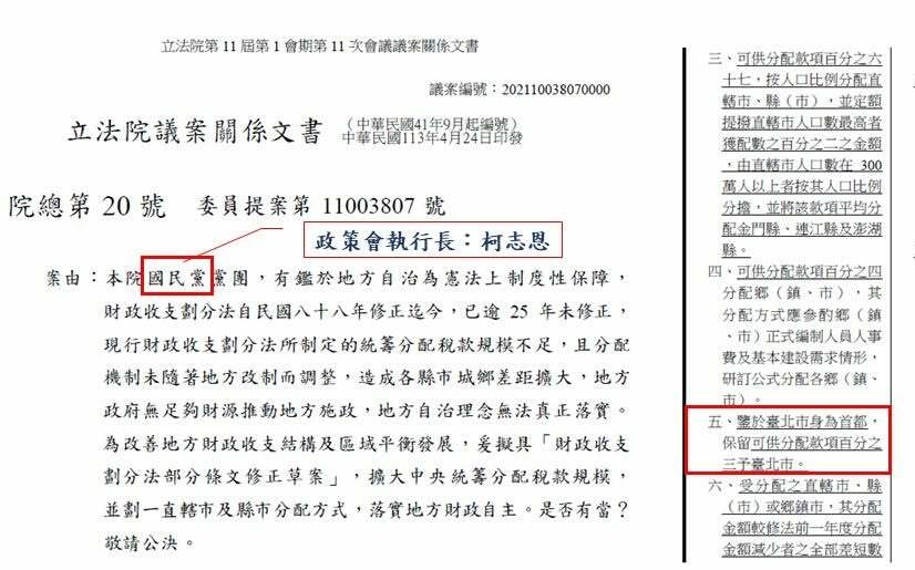提案「首都加3%」鐵證如山！ 尹立揭柯志恩切割說謊全紀錄