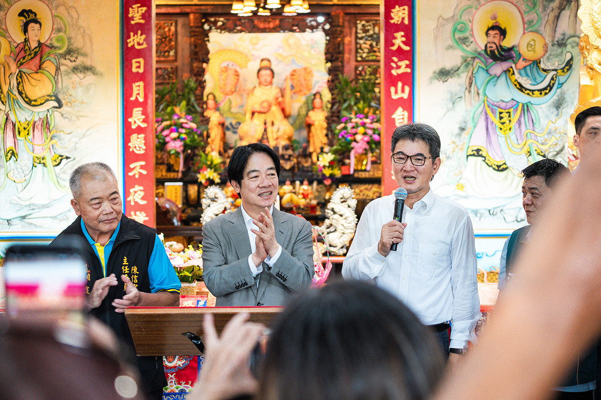 賴清德表示，劉建國早在前總統蔡英文任內，就積極爭取將國家級高齡醫學、健康福祉及相關研究中心設置於雲林。 圖：總統府提供