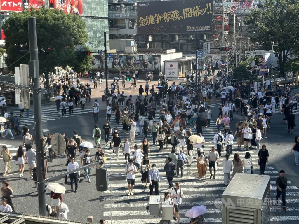 圖為澀谷街頭。（中央社檔案照片）