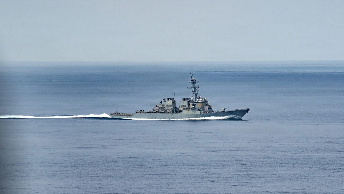 美國海軍勃克級驅逐艦「班福特號（DDG-65）」。 圖：翻攝US Navy