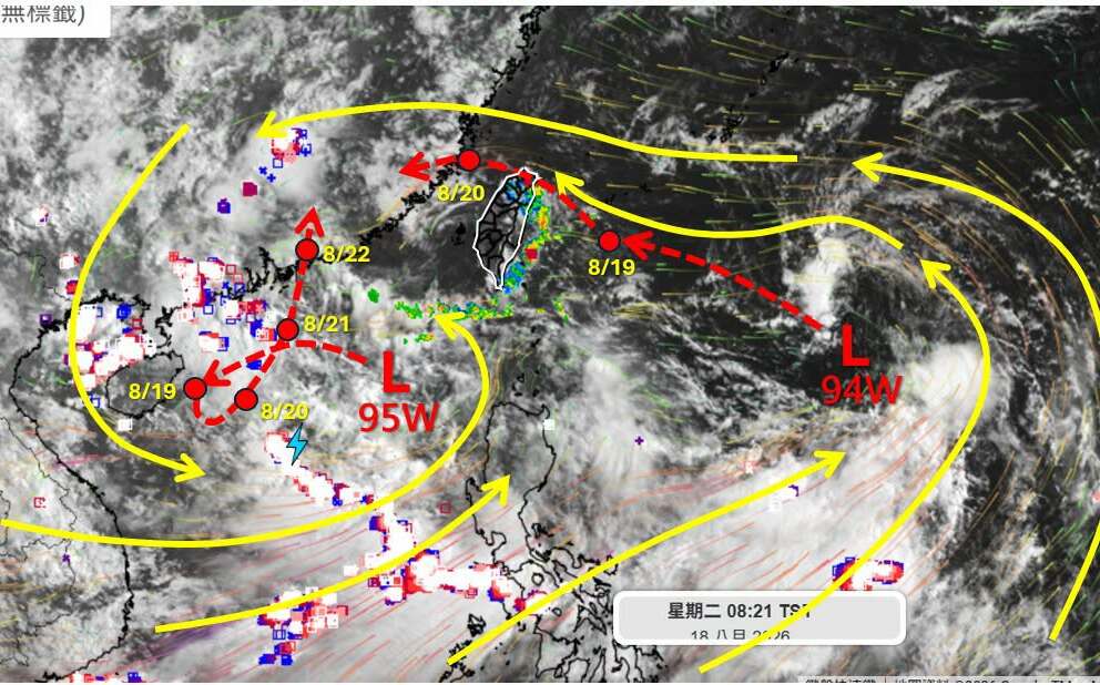 熱帶擾動94W明接近！氣象專家提醒：降雨增多注意大雷雨