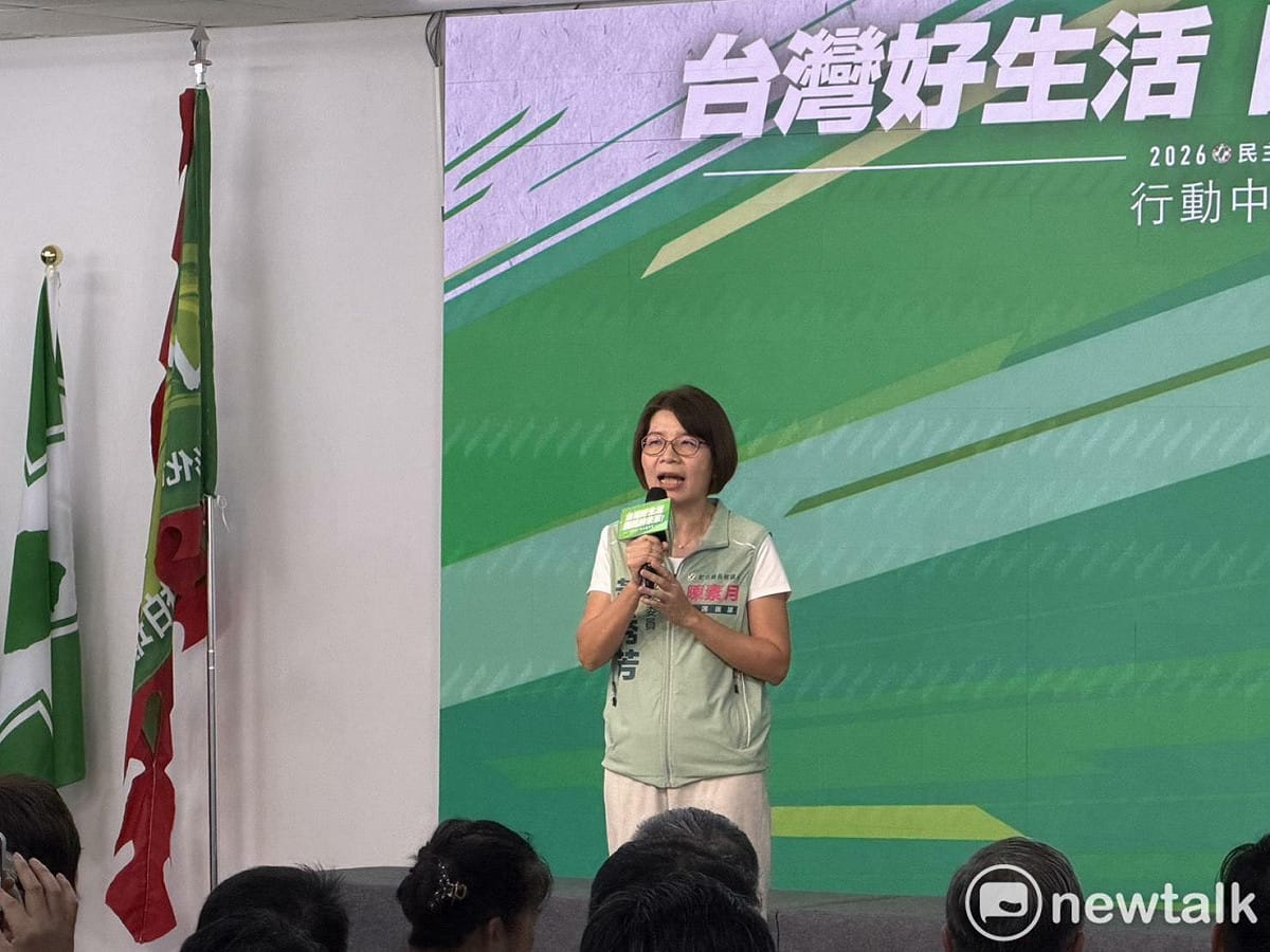 民進黨彰化行動中常會。圖為民進黨立委黃秀芳 圖：高逸帆／攝