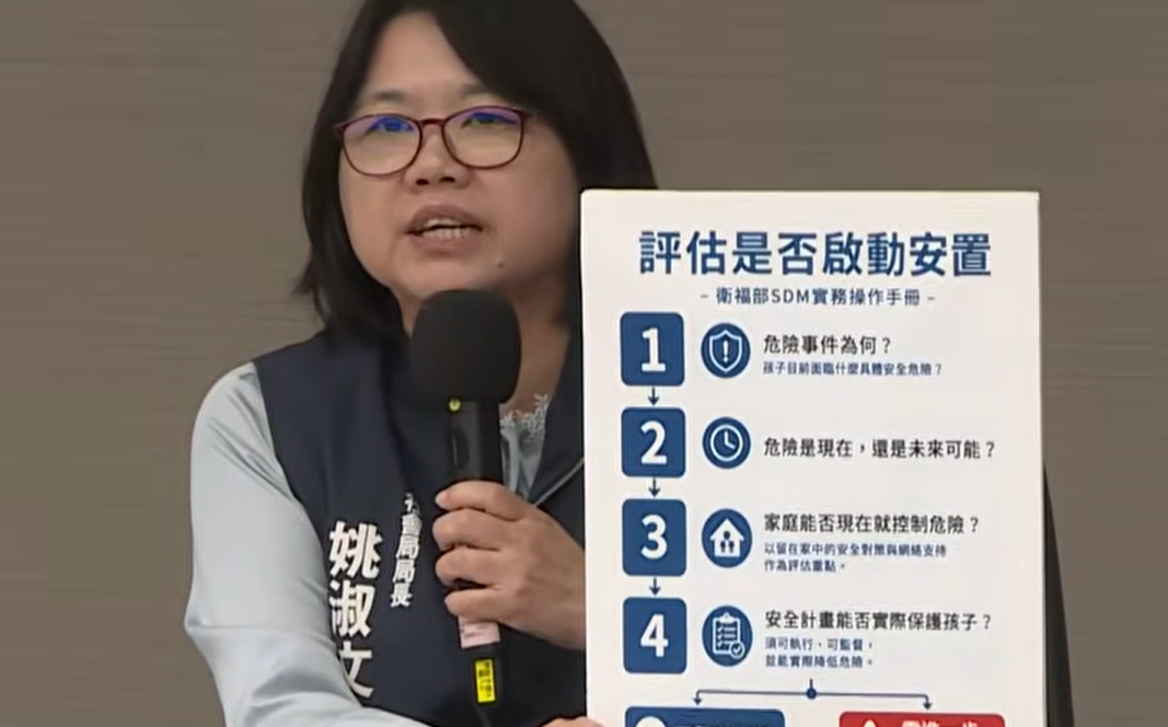 北市兒保爭議連環爆，審核再揭303件案件逾期，吳靜怡痛批制度失靈，點名市府高層應下台負責。 圖：翻攝自直播畫面