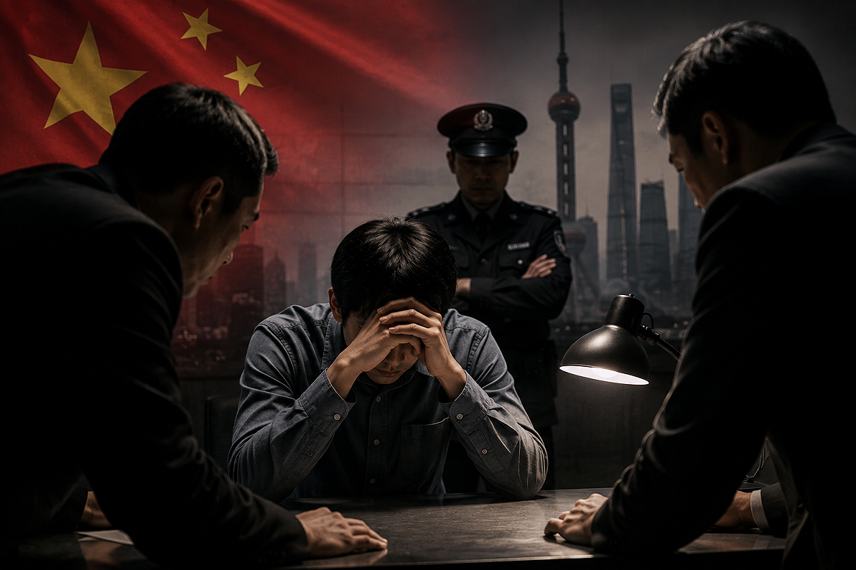 一名台灣青年日前赴上海出差，疑因畢業後曾短期任職於國際特赦組織，入境時遭中共海關攔查。 圖：ChatGPT生成
