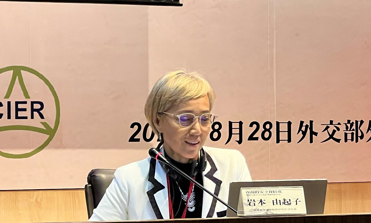 岩本由起子認為，自然災害、網路攻擊、地緣政治風險等將加速企業BCP腳步。 圖：王克殷拍攝