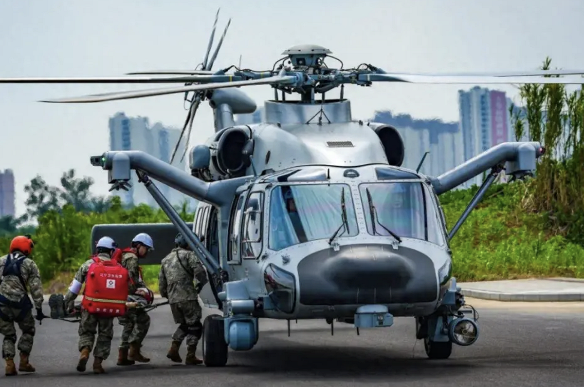 直-20 系列救援型直-20KS。 圖：翻攝自 X 軍武次位面