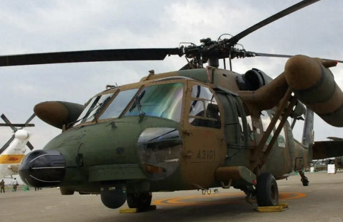 美國 UH-60「黑鷹」直升機。 圖：翻攝自 X 軍武次位面