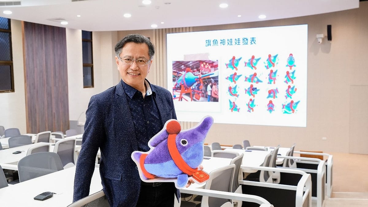 神旗君設計人葉晉嘉。 圖：國立屏東大學／提供