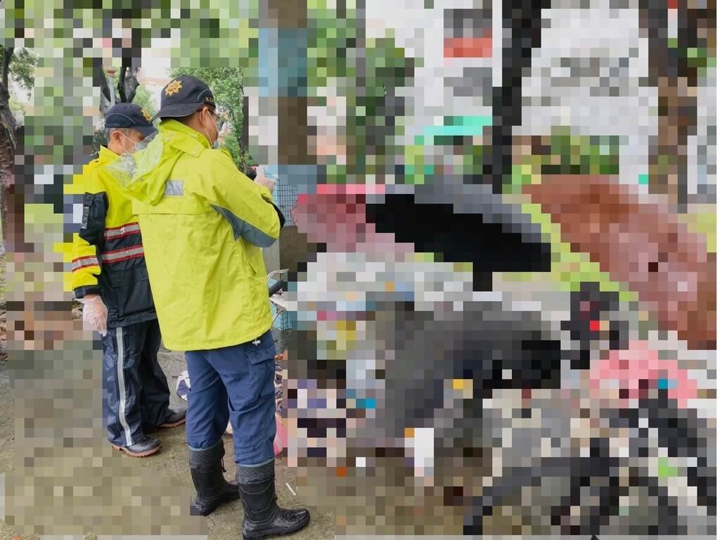 60歲劉姓男子1日被人發現倒臥高雄市鳳山區一處涼亭長椅上，已無生命跡象，經警方派員到場，未發現明顯打鬥跡象，初步排除外力介入。（高雄市政府警察局鳳山分局提供）中央社記者張已亷傳真　115年9月2日