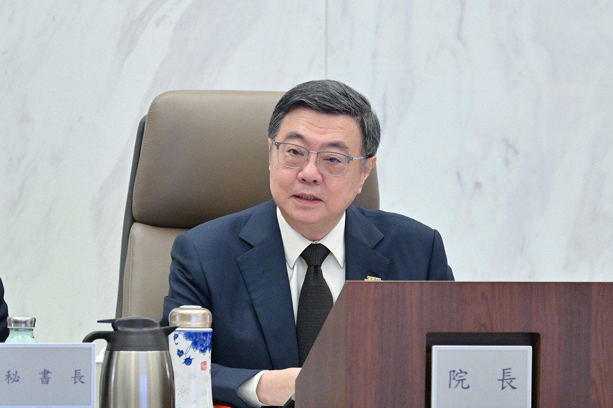 行政院長卓榮泰主持行政院院會。 圖：行政院提供