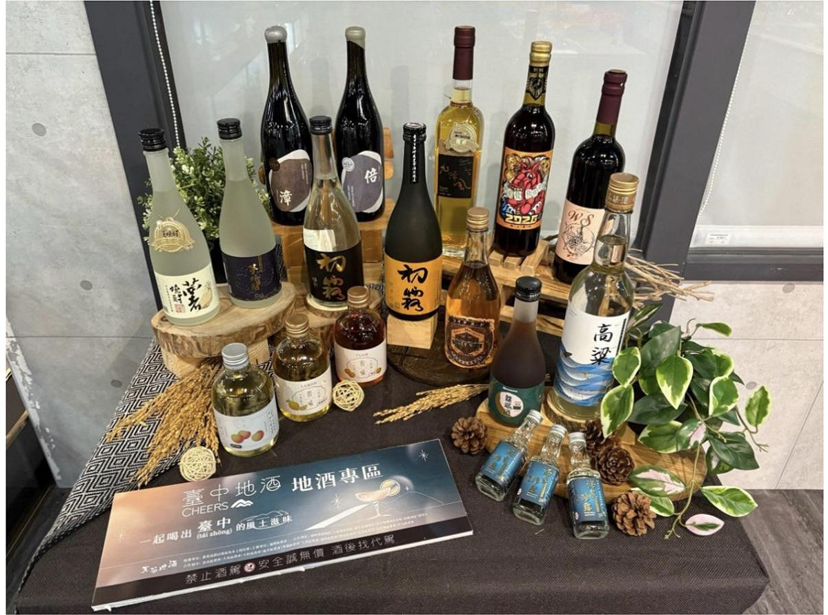 台中地酒月結合六大在地酒莊。 圖：農村水保署/提供