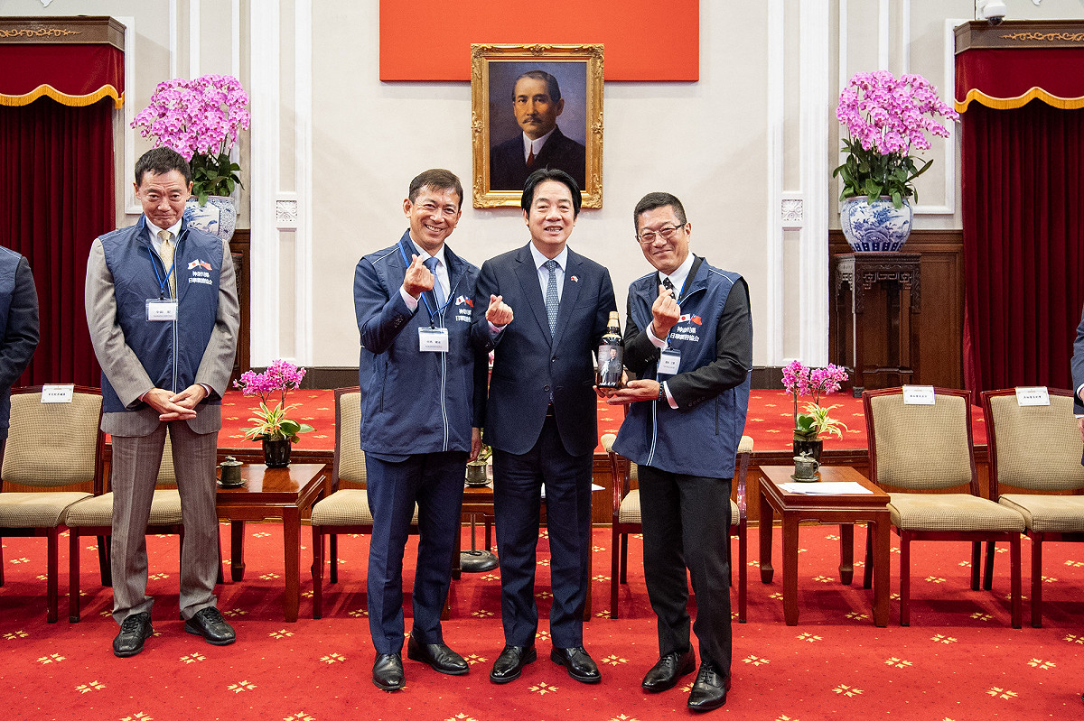 總統賴清德7日下午接見「日本神奈川縣日華親善協會訪問團」 圖：總統府提供