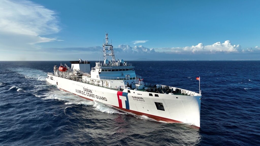 關於海巡造艦計畫，海巡署7日表示，相關艦艇建造、碼頭調度及海勤人力均依期程循序漸進、同步推動配套措施，人力配置及碼頭泊靠正常。（海巡署提供）中央社記者黃麗芸傳真　115年9月7日