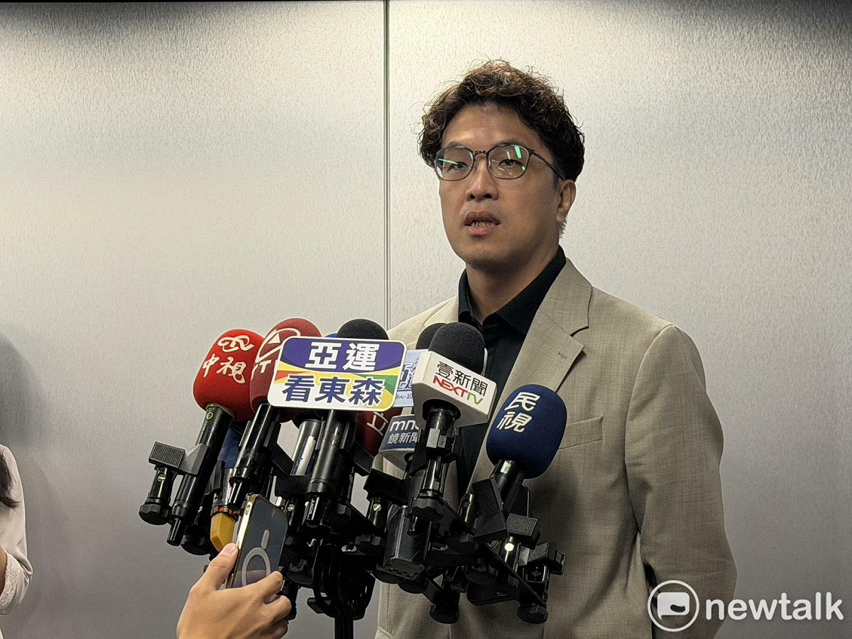 沈伯洋說，台北房屋老舊、防洪措施有問題 圖：高逸帆／攝