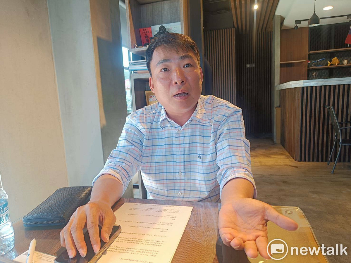 張書華接受《Newtalk新聞》專訪。 圖：唐復年/攝