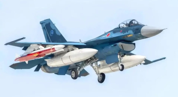 目前預估 ASM-3 改可能被裝備於日本航空自衛隊的 F-2 戰機。 圖：翻攝自 騰訊網 軍武次位面