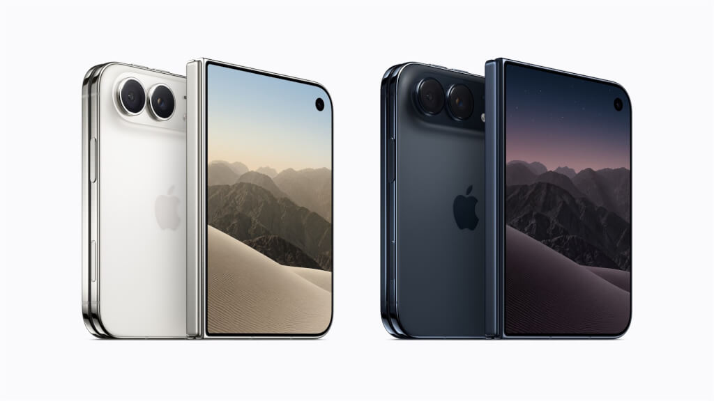 蘋果於台灣時間今（10）日凌晨發表首款摺疊智慧型手機 iPhone Duo。 圖：翻攝蘋果公司網頁