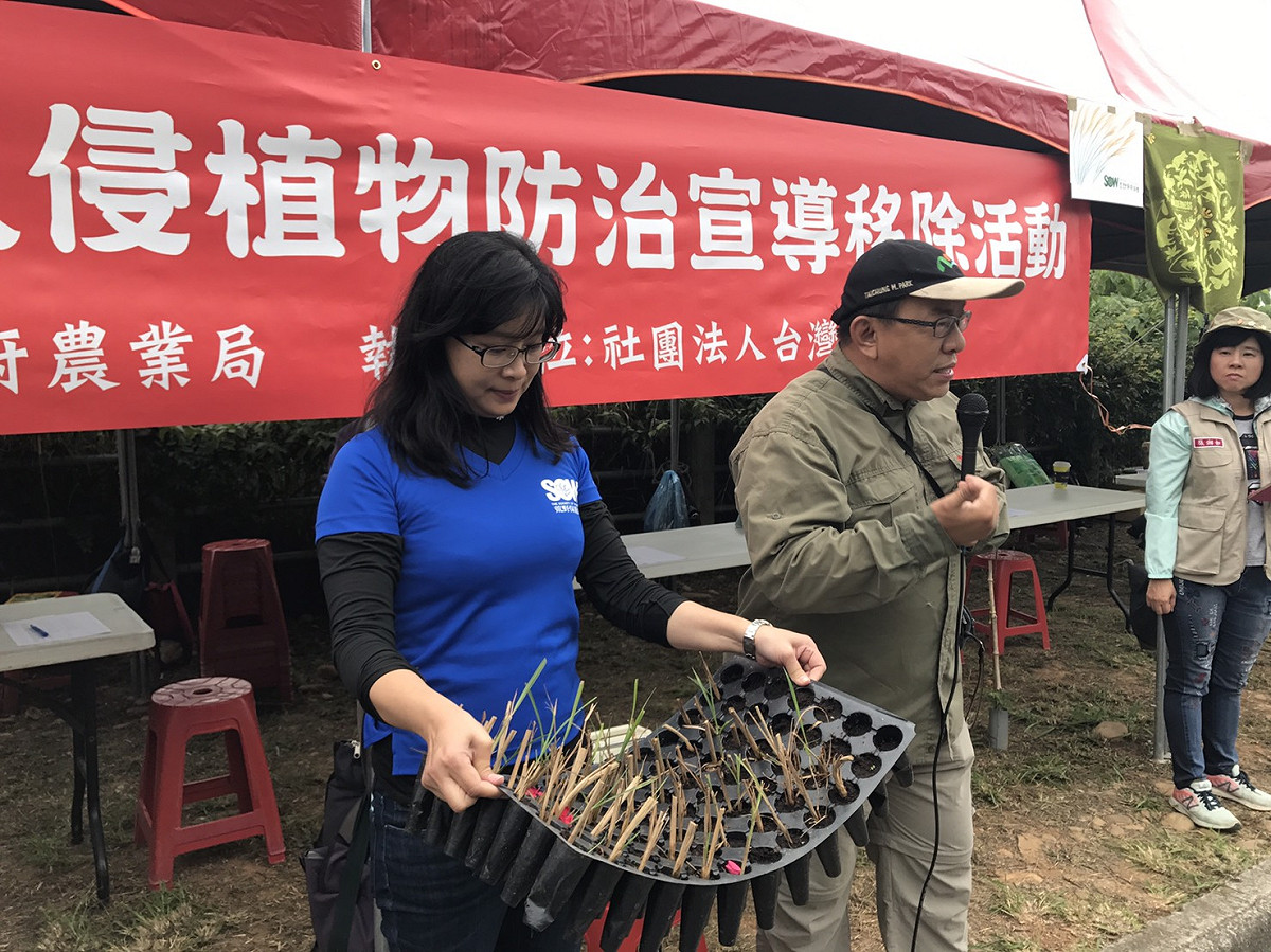 農業局未來將持續推動外來入侵植物移除宣導，保護當地生態。 圖：台中市農業局提供