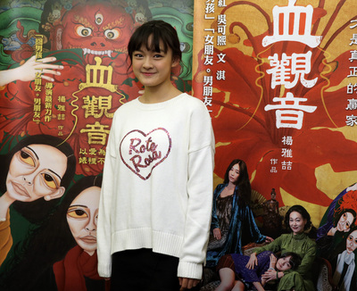 勇奪第54屆金馬獎最佳女配角獎的14歲天才演員文淇，在電影「血觀音」中從一開始的純真少女逐漸邁向崩壞之路，展現驚人演技。 圖：中央社