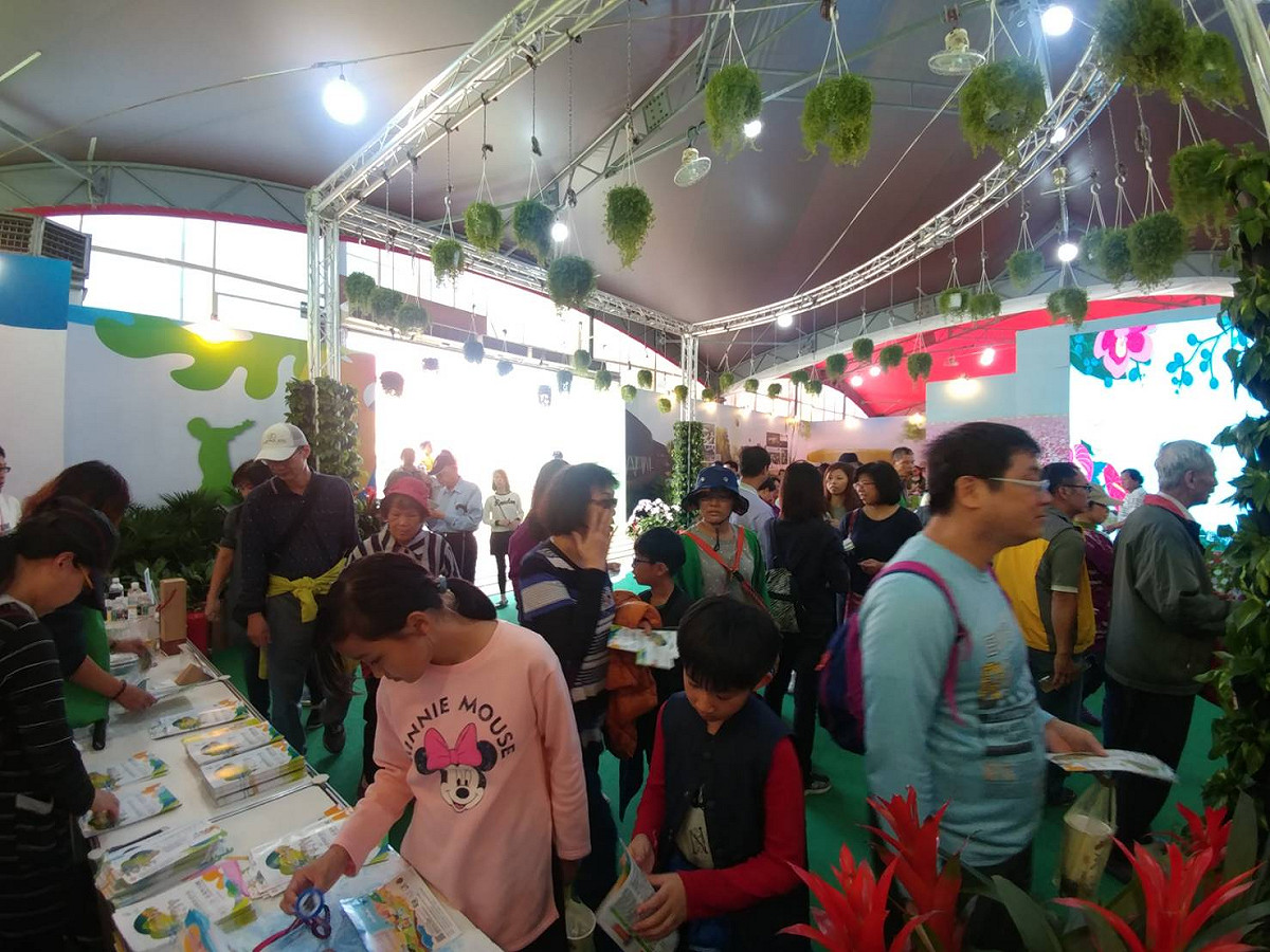 花現台中館也以實境結合科技方式，23天展期吸引約34萬2,000人次到訪。 圖：台中市政府/提供