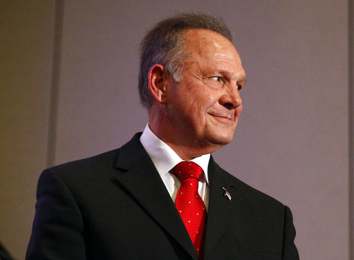 近日阿拉巴馬州共和黨籍聯邦參議員候選人摩爾（Roy Moore）深陷性騷疑雲。 圖：達志影像／美聯社