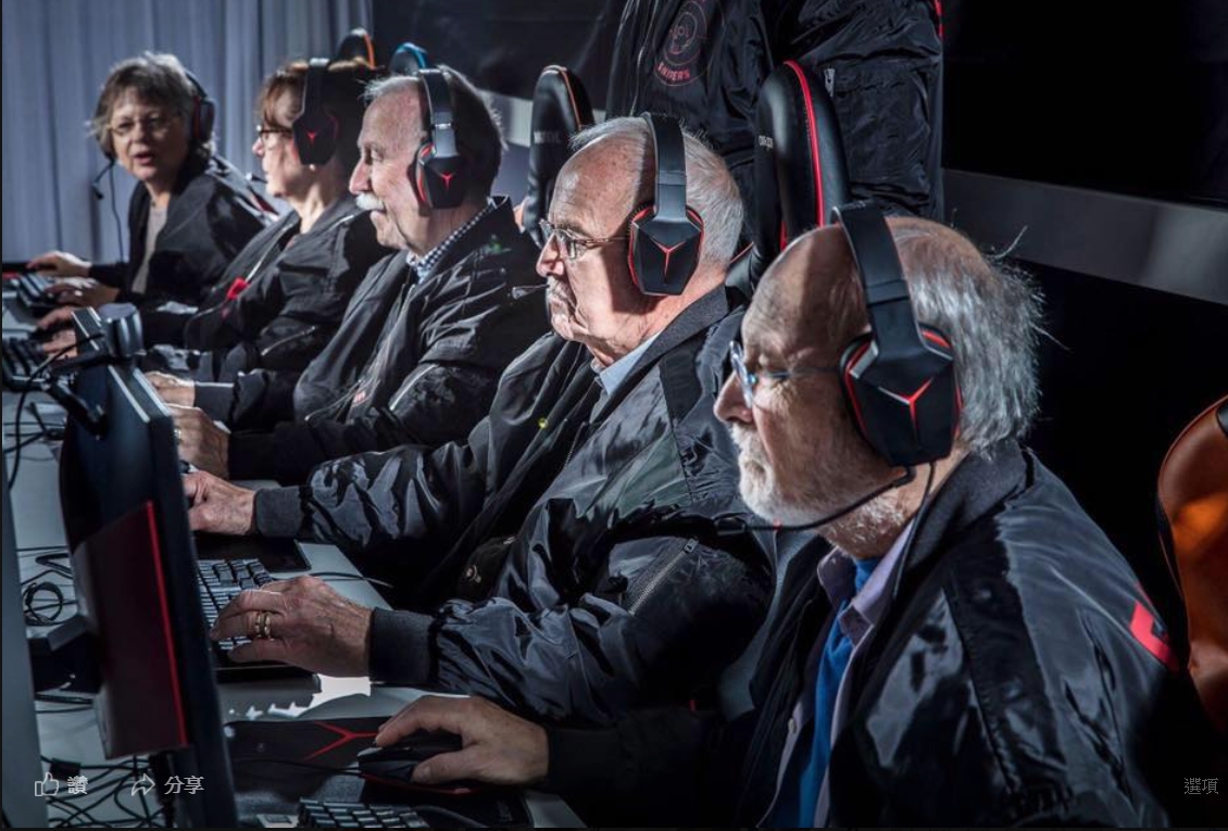 瑞典近日組成的銀髮族戰隊，年齡平均71歲，並直指DreamHack 冬季賽，表示電競是不分年齡的。 圖：翻攝自 Silver Sniper 臉書