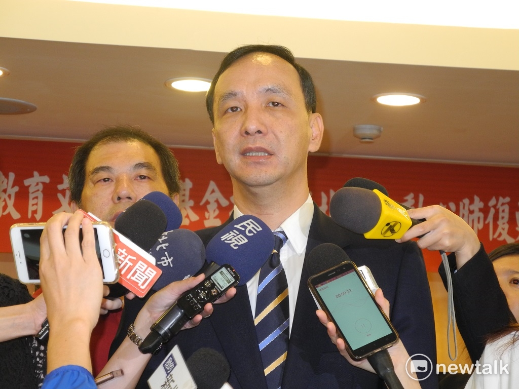 新北市長朱立倫表示，希望大家砲口對外，國民黨一定會提名最具民意基礎的人參選。 圖：王峻昌/攝