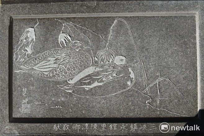 三峽祖師廟，知名藝術家陳慧坤的石雕作品。 圖：全民提報三峽祖師廟行動小組／提供