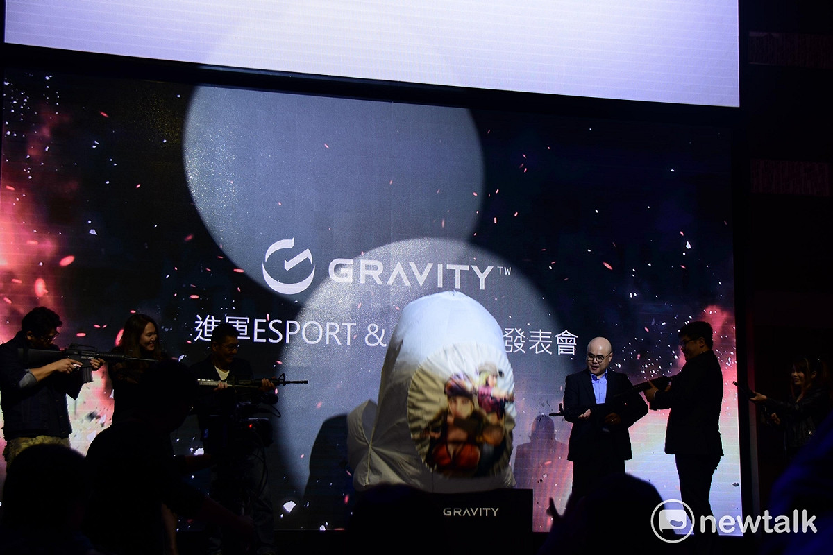 韓國遊戲廠商Gravity宣布跨足電競，宣示進軍台港澳電競界的決心。 圖：王昱澄/攝