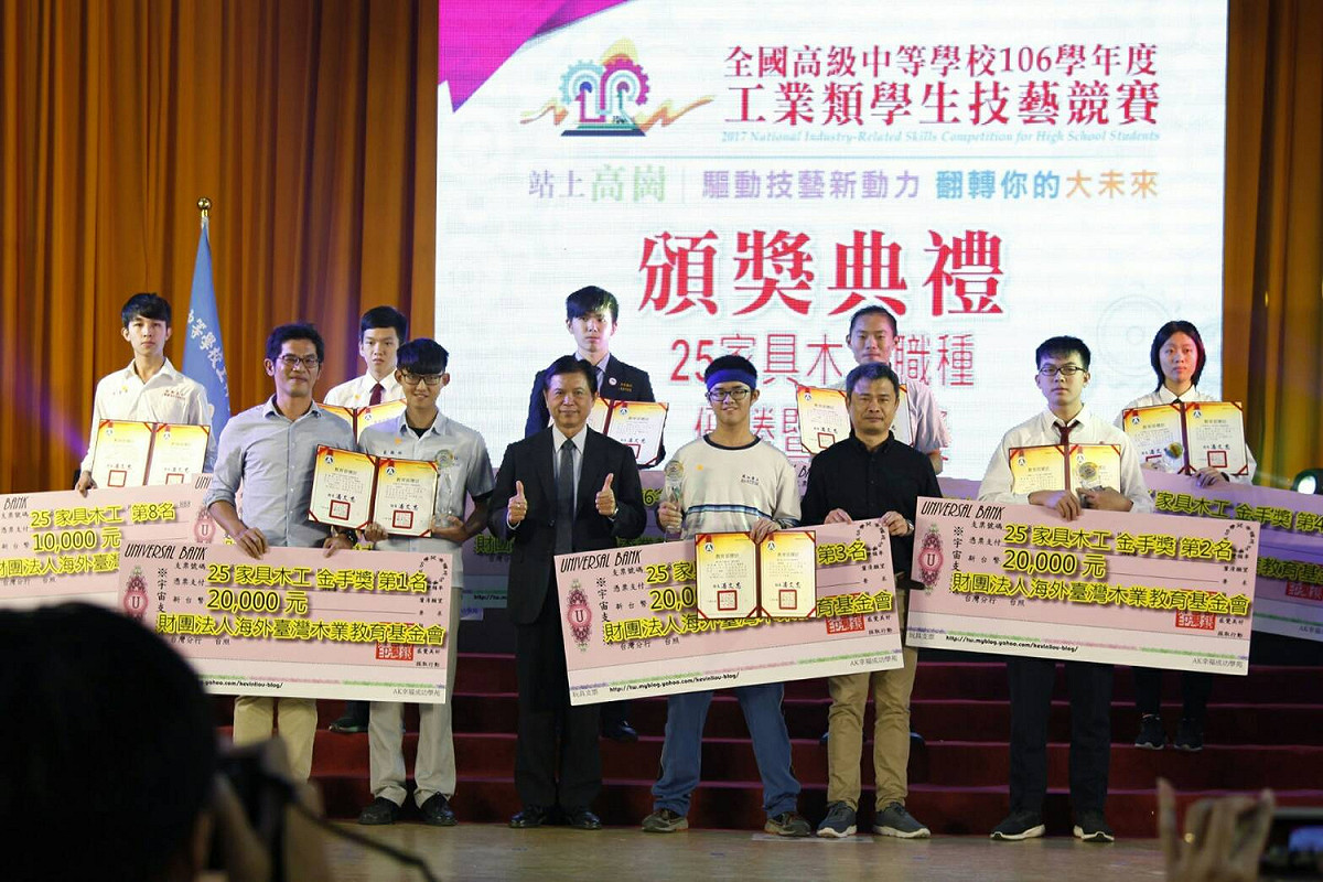 教育部主辦106學年度工業類學生技藝競賽，透過邀請企業參與，幫競賽選手媒合工作。 圖：教育部／提供