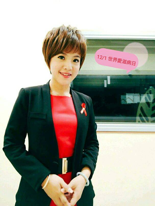 客家電視台主播儷齡。 圖：取自儷齡臉書